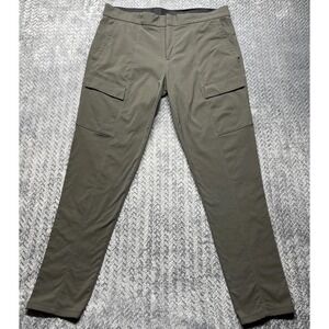 Athleta Wander Utility Pants Size 14 Dark Olive Green‎ Outdoor Hiking Gorpcore